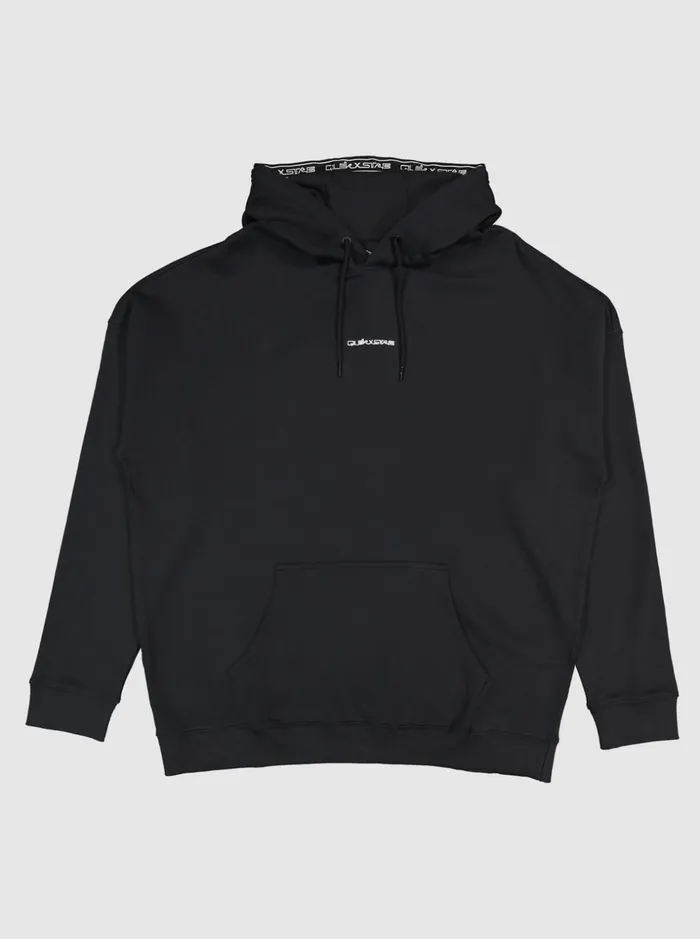 Men Quiksilver Sweatshirts and Hoodies Quik X Stab Hoodie Black