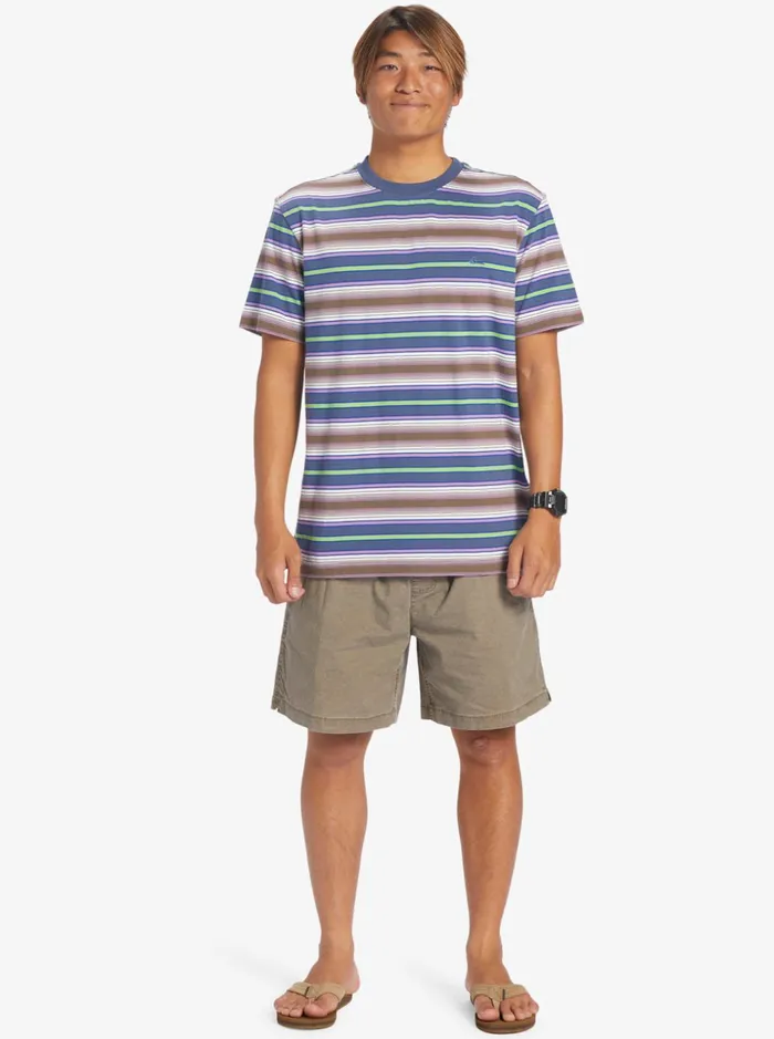 Men Quiksilver Tees Geller Stripe TShirt Geller Bering Stripe Men Quiksilver Tees Geller Stripe TShirt Geller Bering Stripe