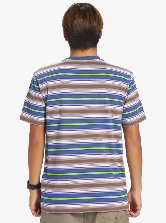 Men Quiksilver Tees Geller Stripe TShirt Geller Bering Stripe Men Quiksilver Tees Geller Stripe TShirt Geller Bering Stripe