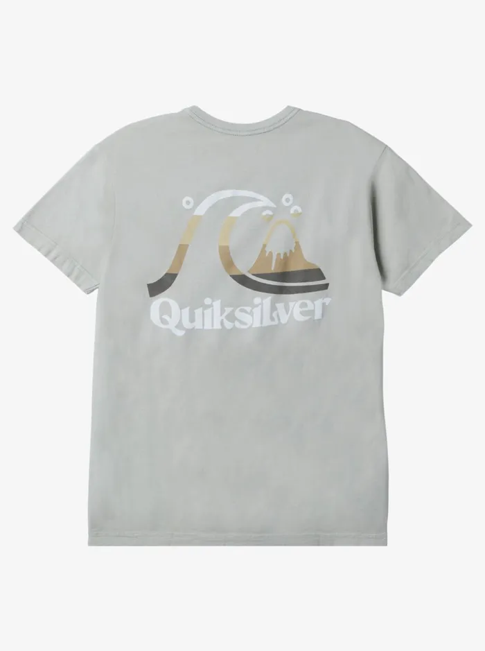 Men Quiksilver Tees Island Time TShirt Desert Sage Men Quiksilver Tees Island Time TShirt Desert Sage