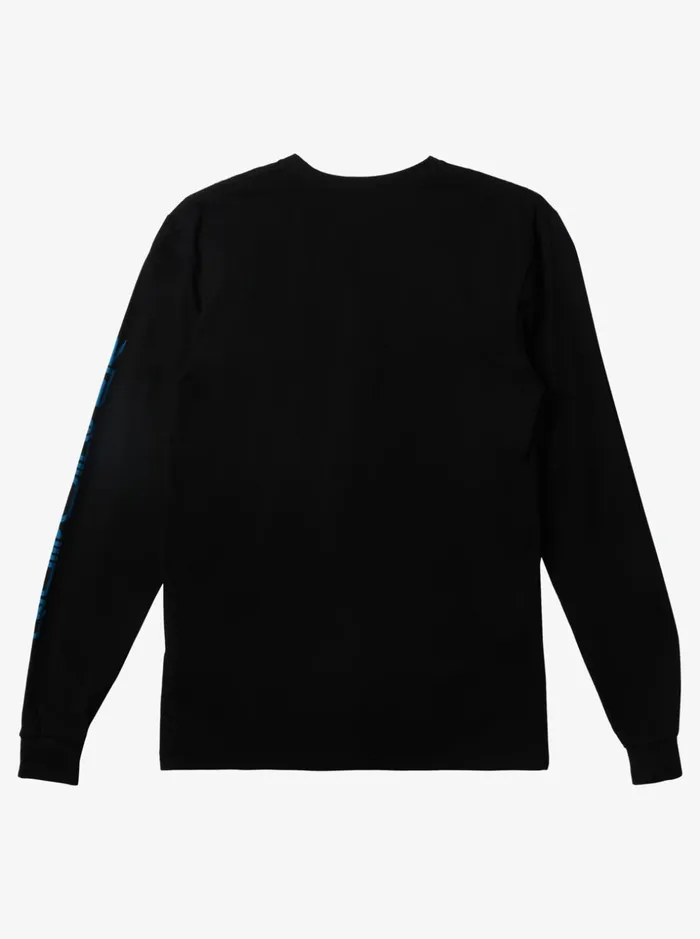 Men Quiksilver Tees Omni Logo Tshirt Black Men Quiksilver Tees Omni Logo Tshirt Black