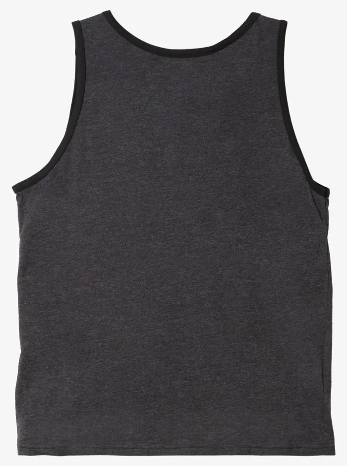 Men Quiksilver Tees Omni Pocket Tank Tshirt Charcoal Heather Men Quiksilver Tees Omni Pocket Tank Tshirt Charcoal Heather
