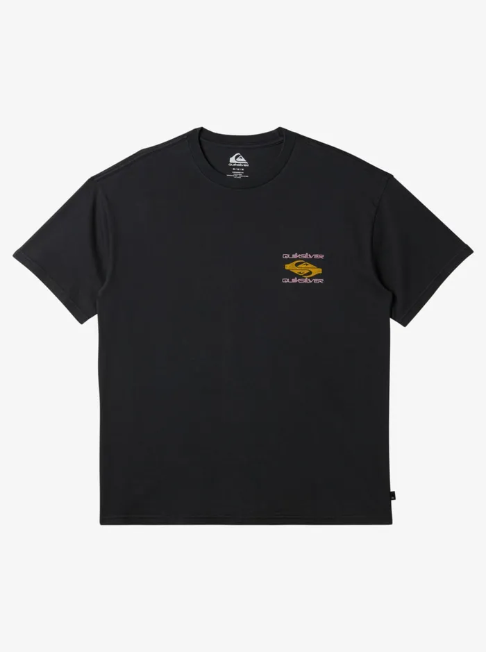 Men Quiksilver Tees Power Trip TShirt Black