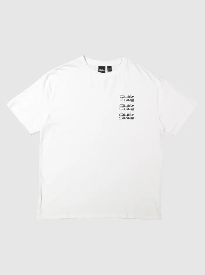 Men Quiksilver Tees Quik X Stab TShirt White