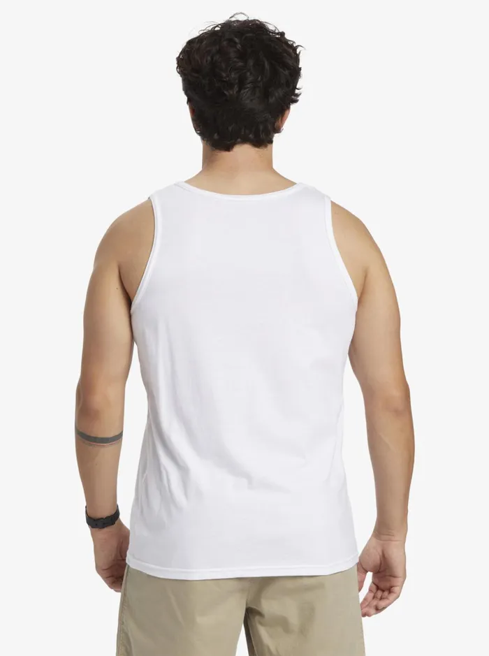 Men Quiksilver Tees Shapeshifter Tank White Men Quiksilver Tees Shapeshifter Tank White