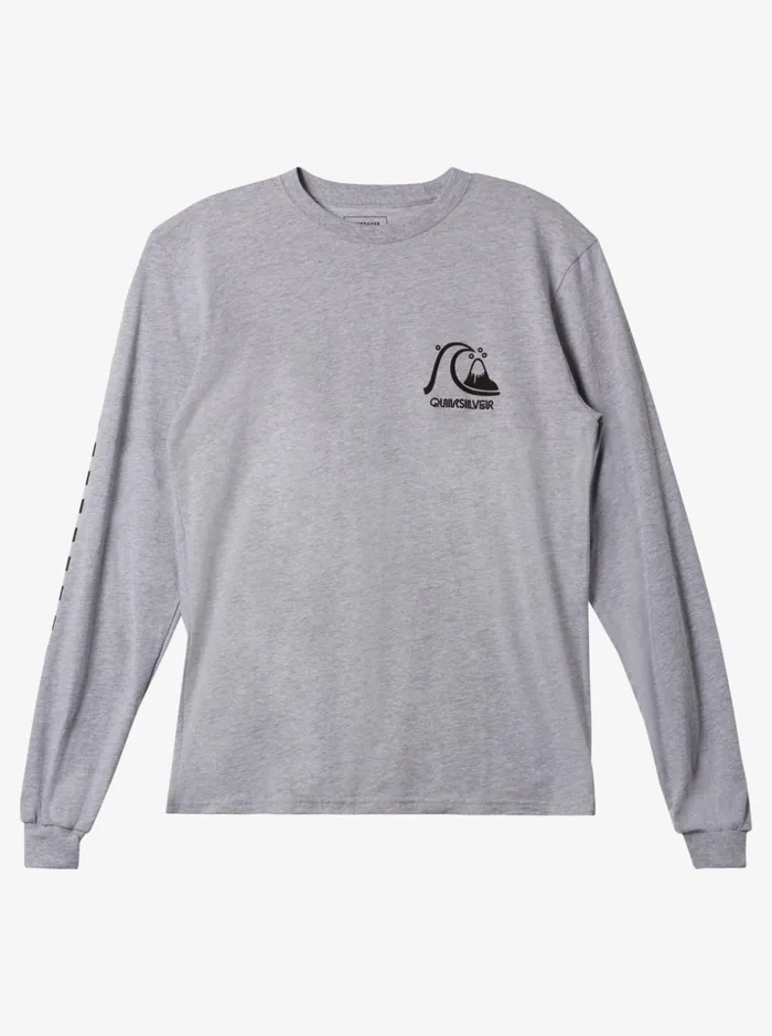 Men Quiksilver Tees The Original Ls Tshirt Athletic Heather
