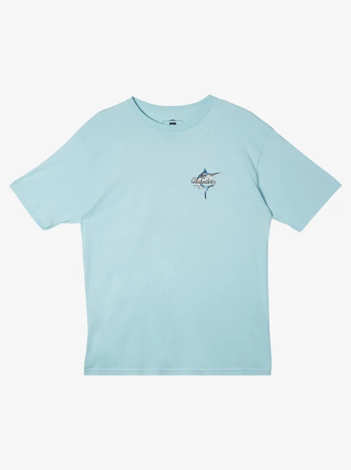 Men Quiksilver Tees Waterman Beauty At Sea TShirt Aquatic