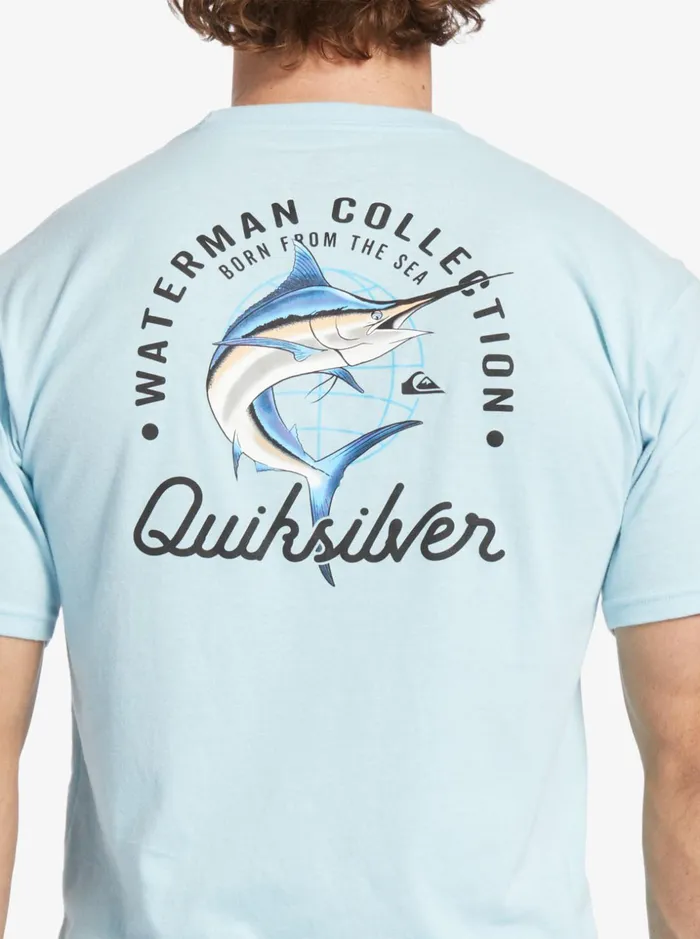 Men Quiksilver Tees Waterman Beauty At Sea TShirt Aquatic Men Quiksilver Tees Waterman Beauty At Sea TShirt Aquatic