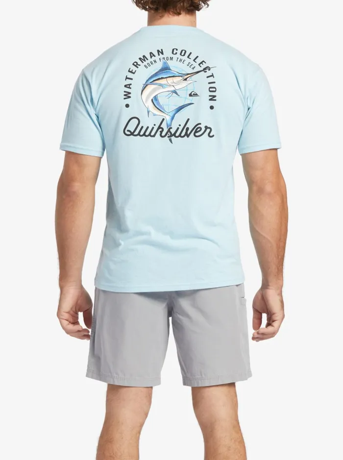 Men Quiksilver Tees Waterman Beauty At Sea TShirt Aquatic Men Quiksilver Tees Waterman Beauty At Sea TShirt Aquatic