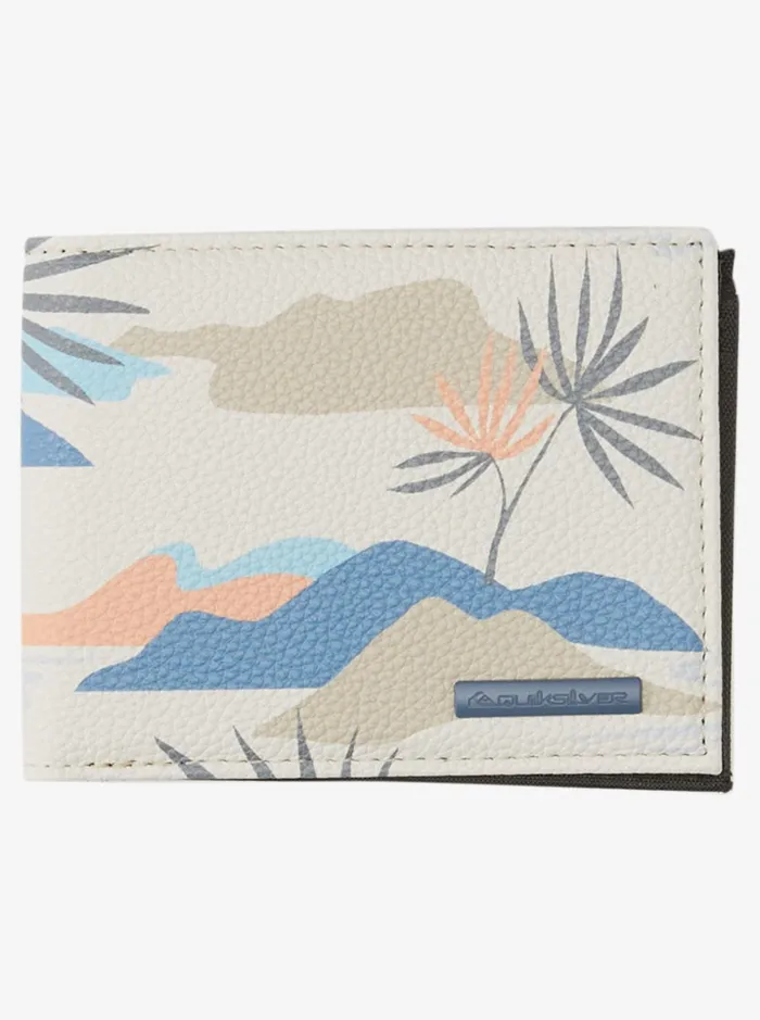 Men Quiksilver Wallets Freshness TriFold Wallet Birch Slow Daze Ss
