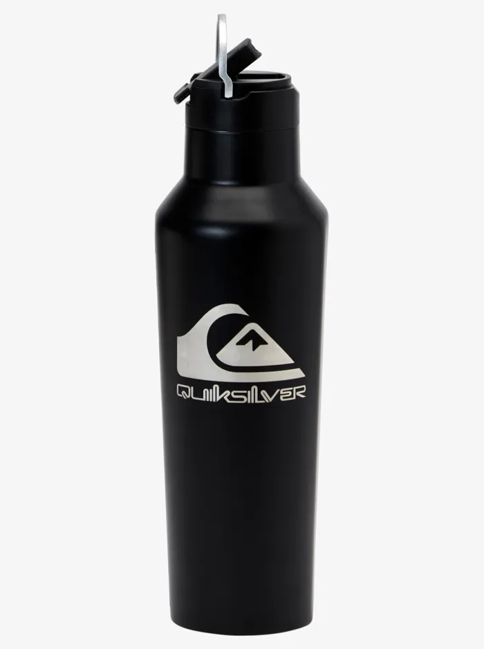 Men Quiksilver Water Bottles Quiksilver X Corkcicle Water Bottle Black