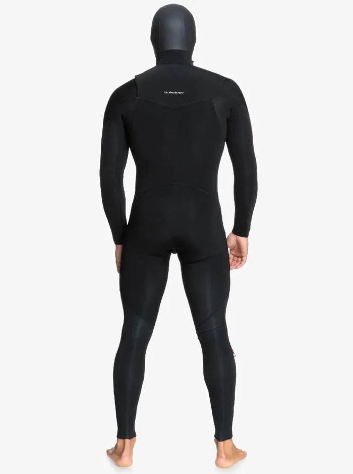 Men Quiksilver Wetsuits 543 Everyday Sessions Hooded ChestZip Wetsuit Black Men Quiksilver Wetsuits 543 Everyday Sessions Hooded ChestZip Wetsuit Black