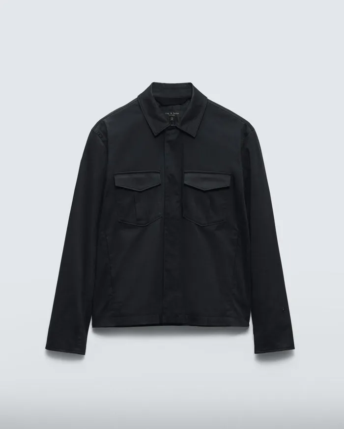 Men Rag and Bone Coats and Jackets Archive Cotton Garage Jacket Black Men Rag and Bone Coats and Jackets Archive Cotton Garage Jacket Black