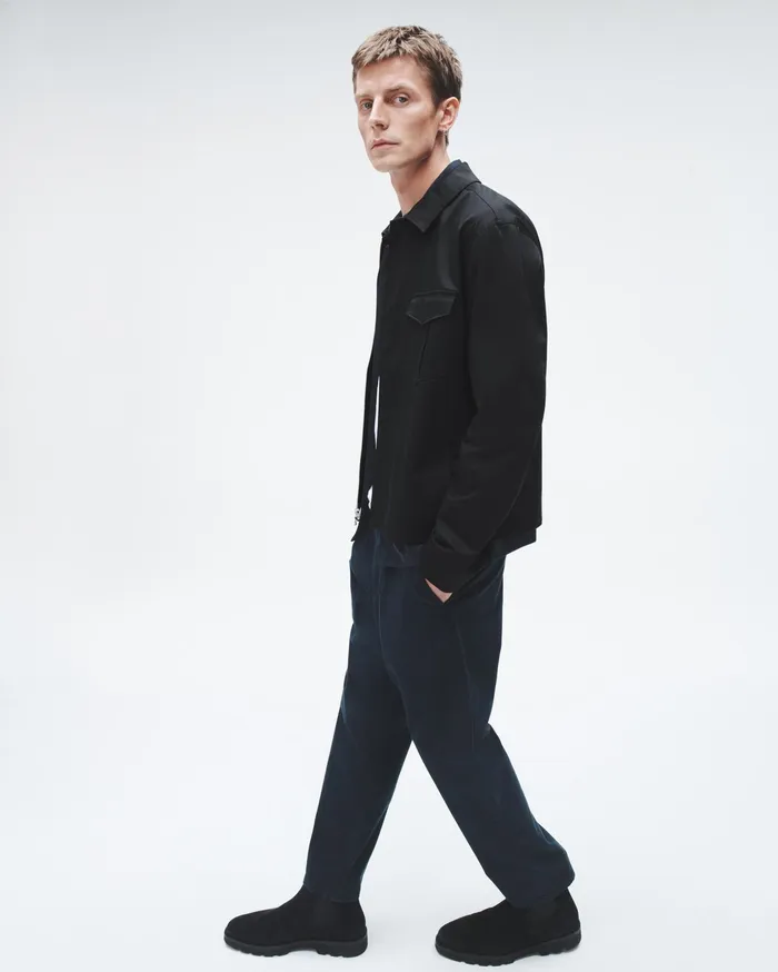 Men Rag and Bone Coats and Jackets Archive Cotton Garage Jacket Black Men Rag and Bone Coats and Jackets Archive Cotton Garage Jacket Black