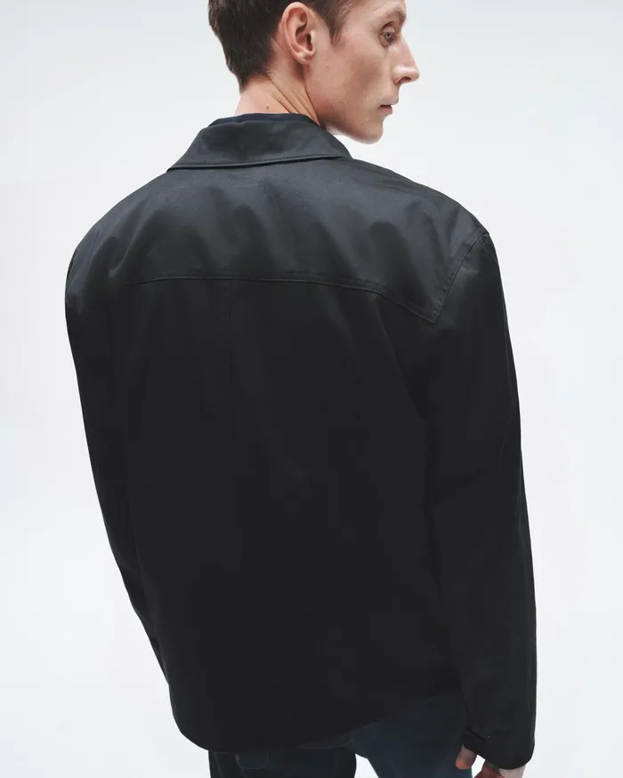 Men Rag and Bone Coats and Jackets Archive Cotton Garage Jacket Black Men Rag and Bone Coats and Jackets Archive Cotton Garage Jacket Black