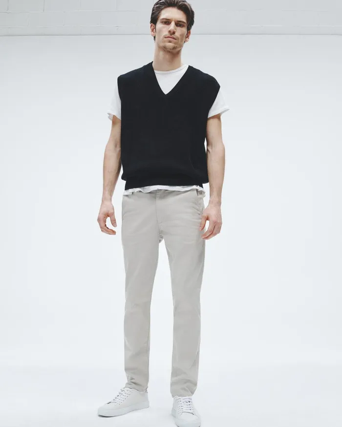 Men Rag and Bone Pants Fit 2 Stretch Twill Chino Dark Grey