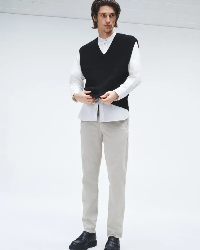 Men Rag and Bone Pants Fit 2 Stretch Twill Chino Dark Grey
