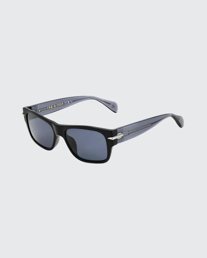 Men Rag and Bone Sunglasses Fleetwood Black