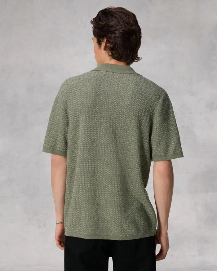 Men Rag and Bone Sweaters Avery Jacquard Zuma Toweling Shirt Vetiver Men Rag and Bone Sweaters Avery Jacquard Zuma Toweling Shirt Vetiver