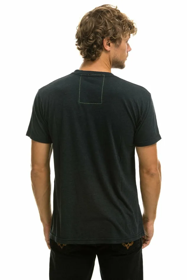 Men ROCK AND ROLL TEE 8211 CHARCOAL Aviator Nation Tees