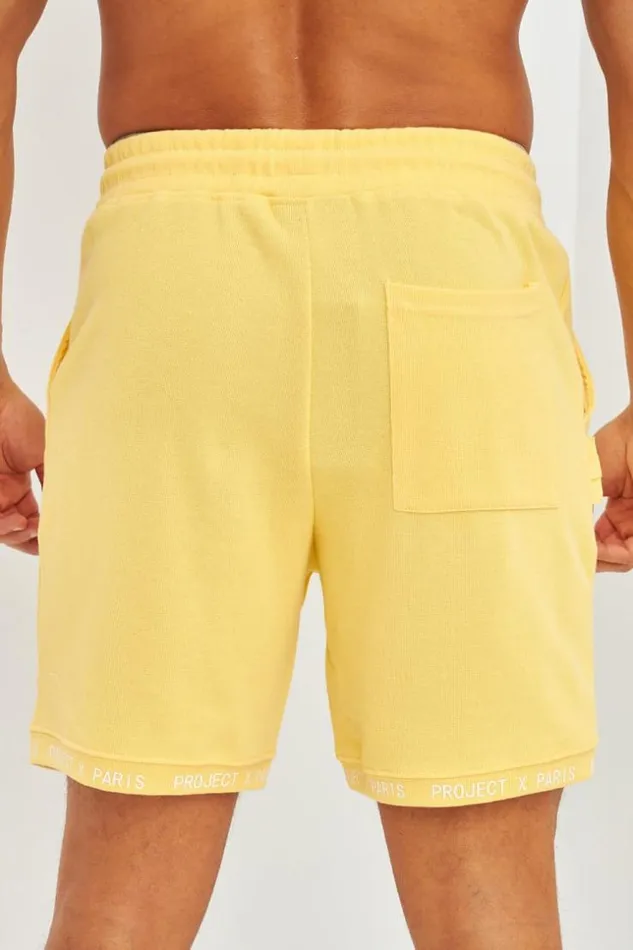 Men Short Jaune Brod Project X Paris 8211 2240206 Yellow Brentiny Paris Shorts