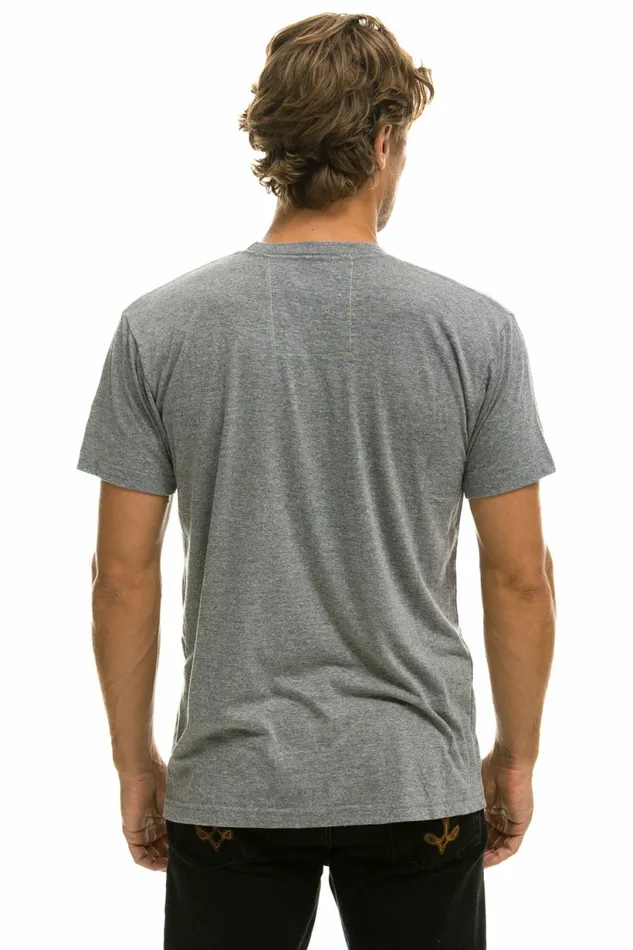 Men SIGNATURE TEE 8211 HEATHER GREY Aviator Nation Tees Men SIGNATURE TEE 8211 HEATHER GREY Aviator Nation Tees
