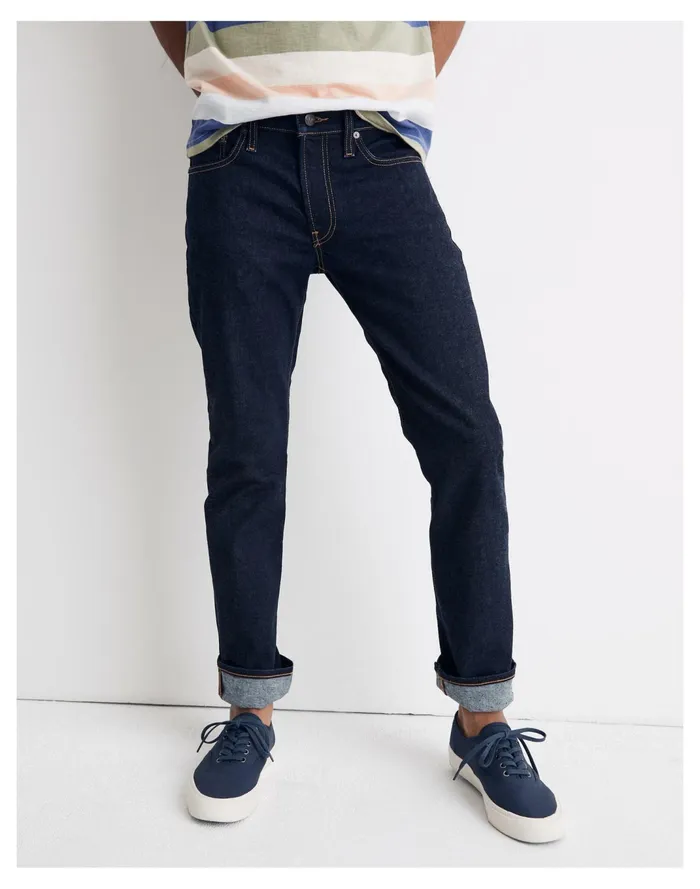 Men Straight Jeans In Rinse Wash Rinse Madewell Jeans Men Straight Jeans In Rinse Wash Rinse Madewell Jeans