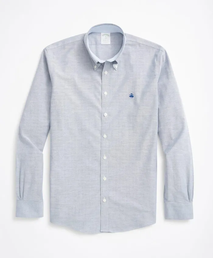 Men Stretch NonIron Oxford ButtonDown Collar Sport Shirt Blue Brooks Brothers Sport Shirts Men Stretch NonIron Oxford ButtonDown Collar Sport Shirt Blue Brooks Brothers Sport Shirts
