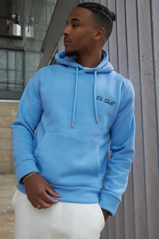 Men Sweat Capuche Bleu 034Oh Shit 034 Blue Brentiny Paris Sweatshirts and Pullovers Men Sweat Capuche Bleu 034Oh Shit 034 Blue Brentiny Paris Sweatshirts and Pullovers