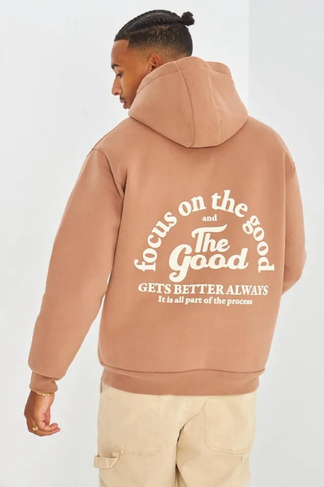 Men Sweat Marron Capuche 034 The Good 034 Brown Brentiny Paris Sweatshirts and Pullovers Men Sweat Marron Capuche 034 The Good 034 Brown Brentiny Paris Sweatshirts and Pullovers