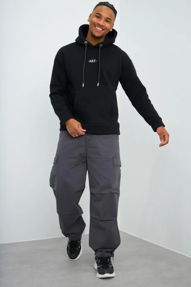 Men Sweat Noir 034Art034 Black Brentiny Paris Sweatshirts and Pullovers