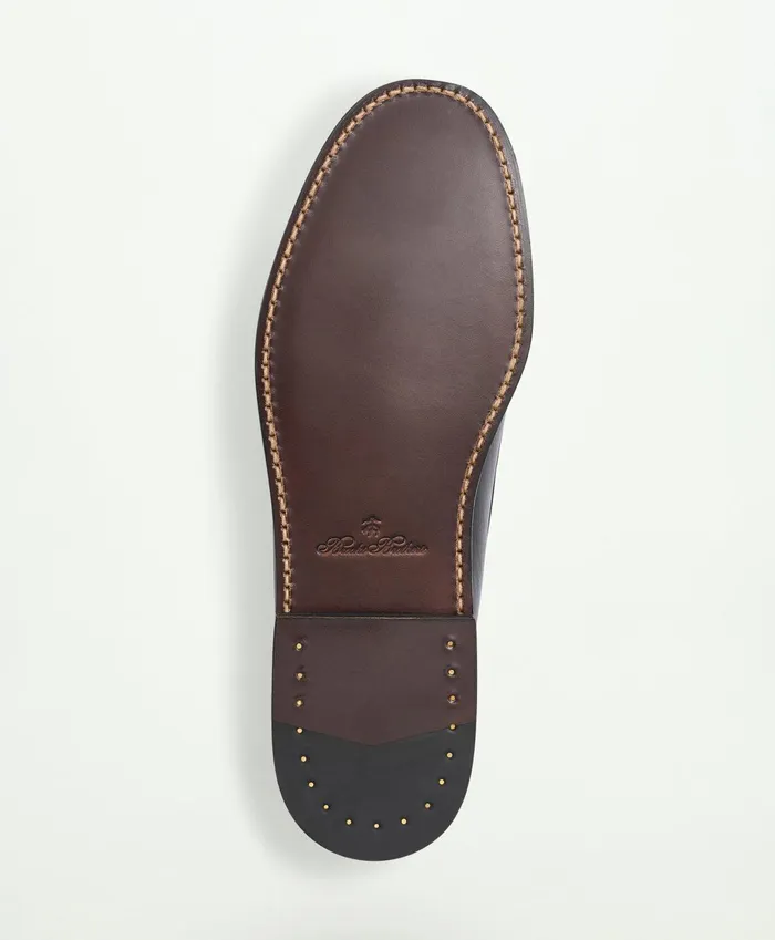 Men Westport Penny Loafers Black Brooks Brothers Shoes