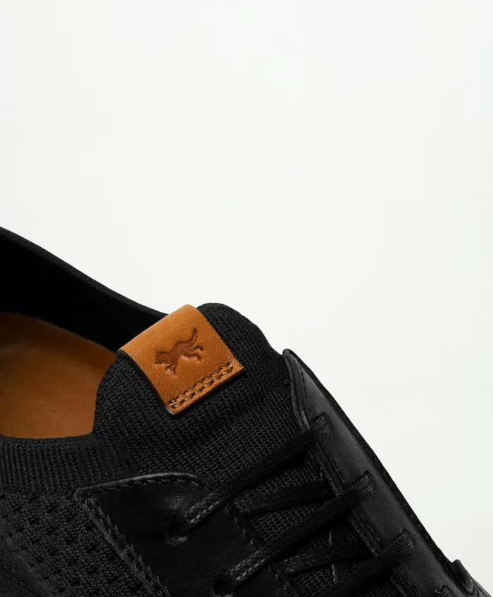 Men Wolf and Shepherd Swiftknit Derby Blackwhite Brooks Brothers Shoes