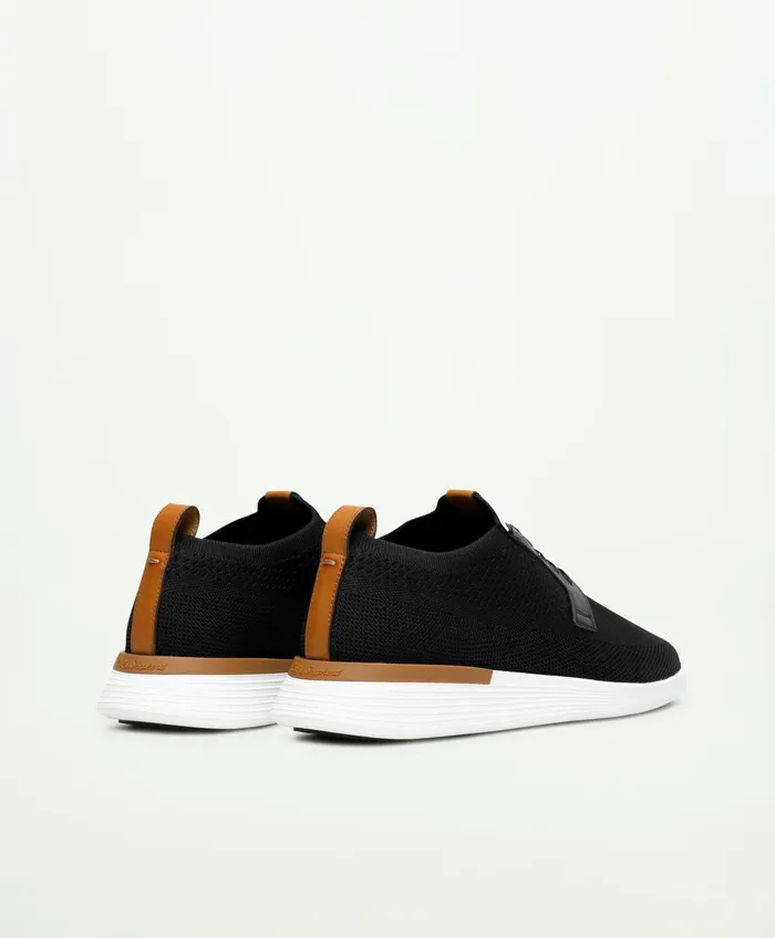 Men Wolf and Shepherd Swiftknit Derby Blackwhite Brooks Brothers Shoes