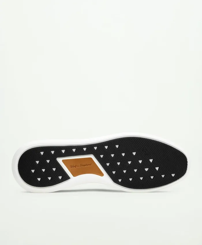 Men Wolf and Shepherd Swiftknit Derby Blackwhite Brooks Brothers Shoes