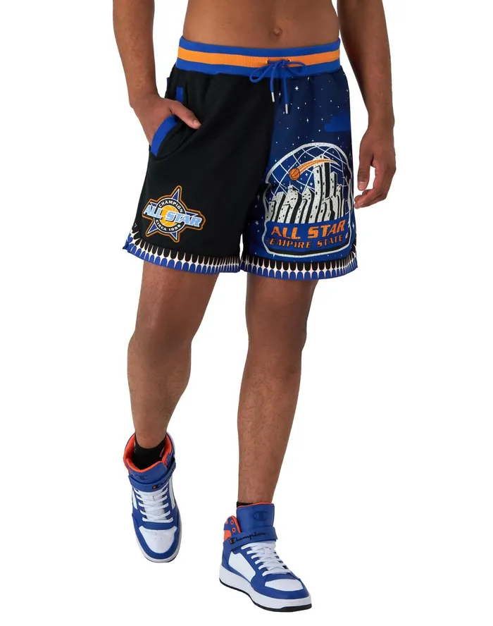 Mesh Basketball Shorts Empire State All Star 8034 Blacksurf The Web Men Champion Shorts