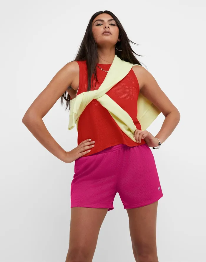 Mesh Shorts 4034 Fantastic Fuchsia Women Champion Shorts