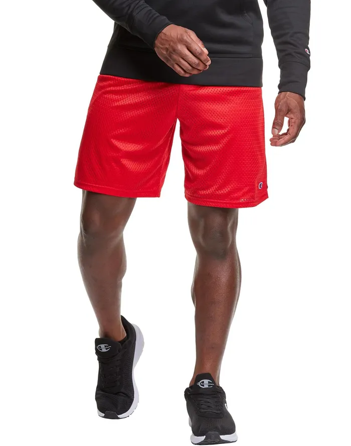 Mesh Shorts 9034 Crimson Men Champion Shorts