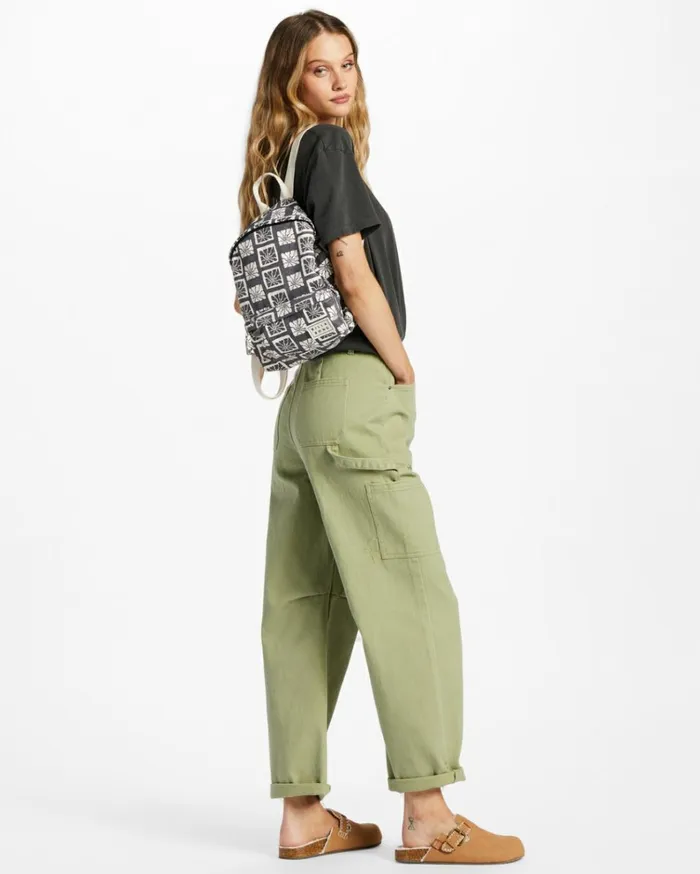 Mini Mama Canvas Backpack Black Sands 2 Women Billabong Backpacks