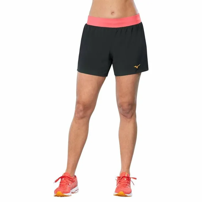 Mizuno Alpha 45 Short Black Dubarry Red Women Shorts Mizuno Alpha 45 Short Black Dubarry Red Women Shorts