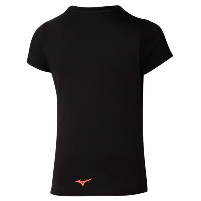 Mizuno Athletics RB Tee Black Women Athleticwear Mizuno Athletics RB Tee Black Women Athleticwear
