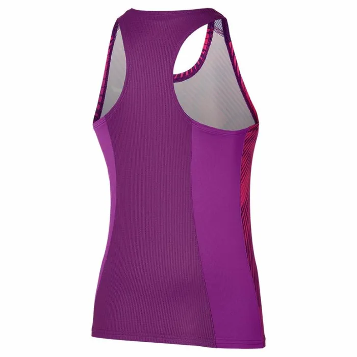 Mizuno Charge Printed Tank Purple Magic Women Tops Mizuno Charge Printed Tank Purple Magic Women Tops