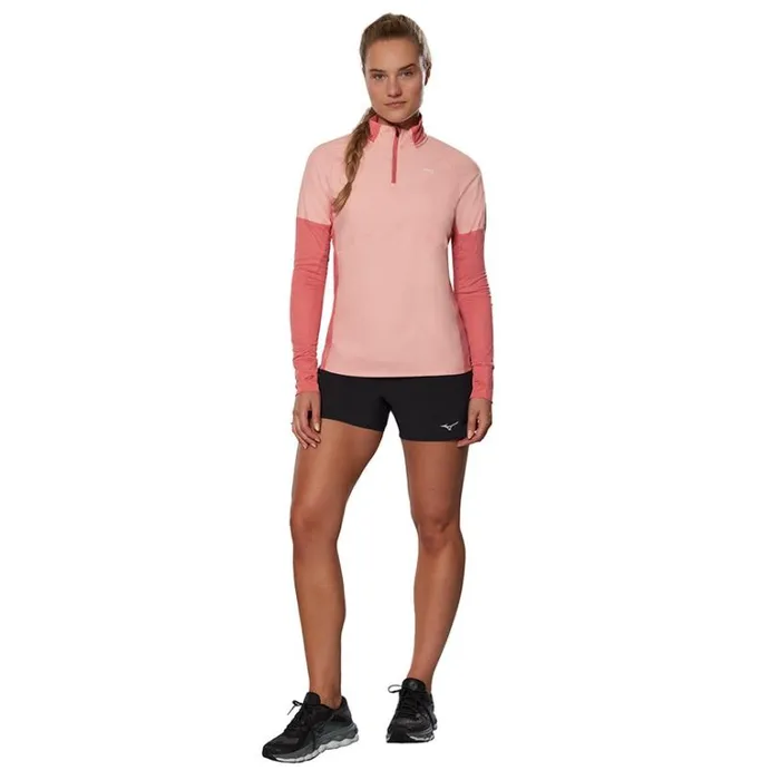 Mizuno Hybrid LS Tee Lantanaapricot Blush Women Tops Mizuno Hybrid LS Tee Lantanaapricot Blush Women Tops