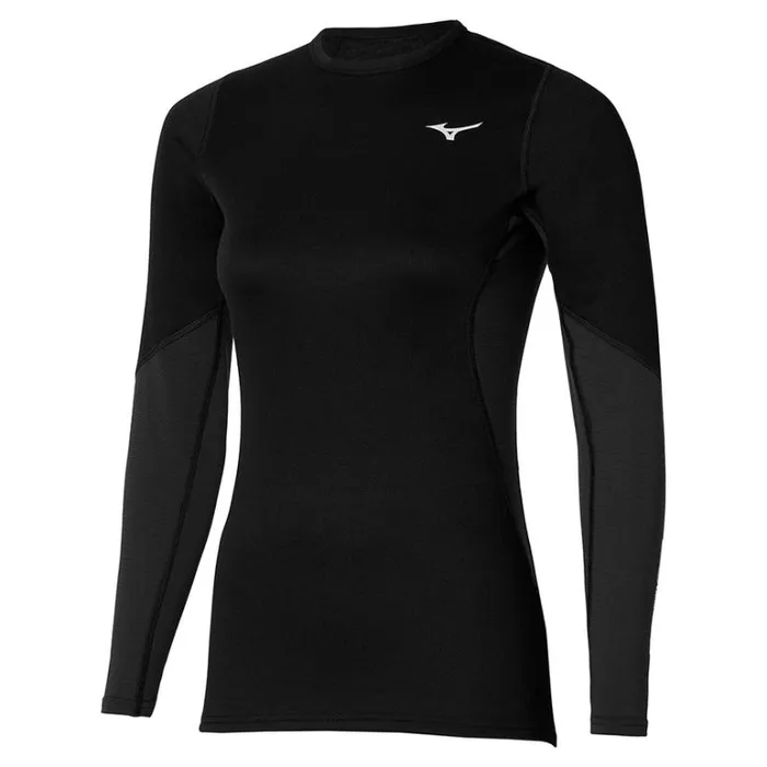 Mizuno Merino Wool Crew Black Women Tops