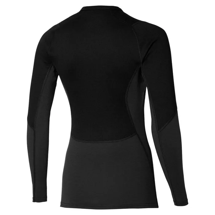 Mizuno Merino Wool Crew Black Women Tops Mizuno Merino Wool Crew Black Women Tops