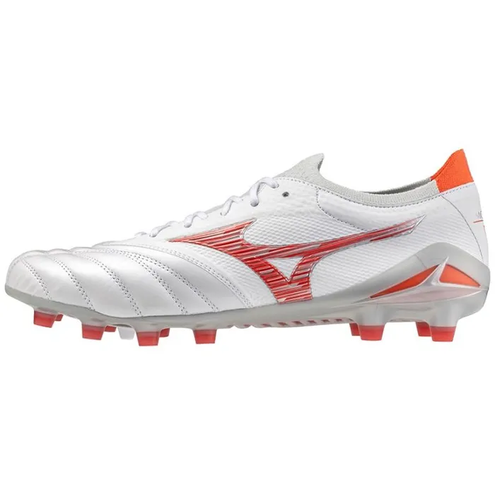 Mizuno MORELIA NEO IV JAPAN Whiteradiant Red Hot Coral Women Football