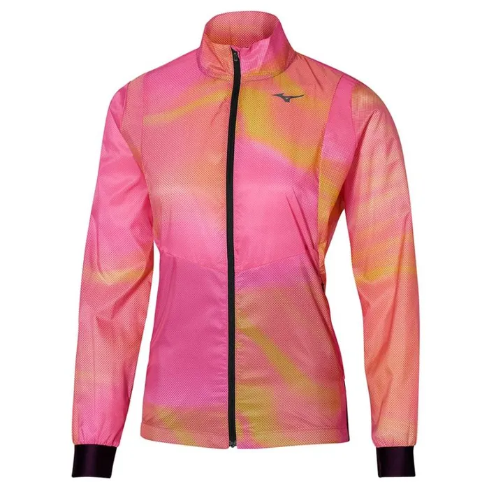 Mizuno Premium Aero Jacket Sangria Sunsetevening P Women Tops