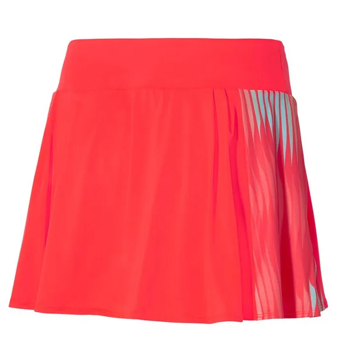 Mizuno Printed Flying Skirt Fierry Coral Women Dresses and Skirts Mizuno Printed Flying Skirt Fierry Coral Women Dresses and Skirts