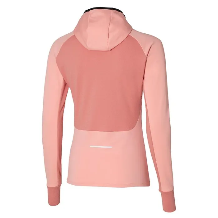 Mizuno Warmalite Hooded LS Apricot Blush Women Tops Mizuno Warmalite Hooded LS Apricot Blush Women Tops