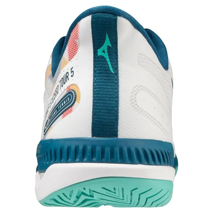 Mizuno Wave Exceed Tour 5 AC Whtmoroccanbturquoise Women Tennis Mizuno Wave Exceed Tour 5 AC Whtmoroccanbturquoise Women Tennis